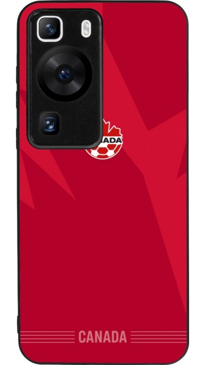 Huawei P60 Case Hülle - Silikon schwarz Kanada 2026 personalisierbares Fussballtrikot