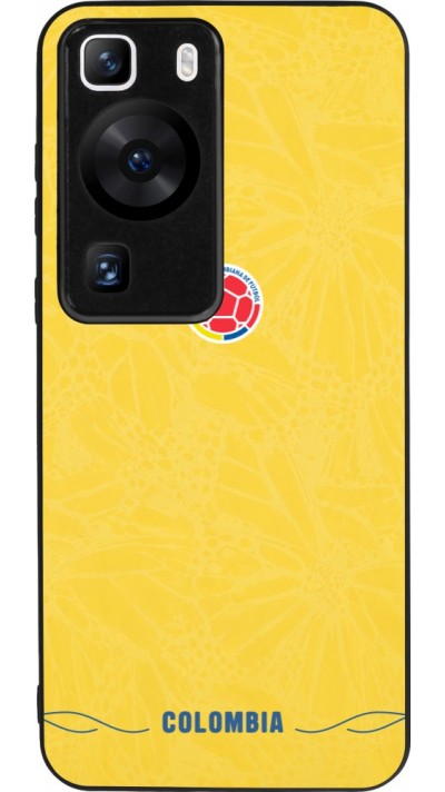 Huawei P60 Case Hülle - Silikon schwarz Kolumbien 2026 personalisierbares Fussballtrikot
