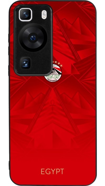 Huawei P60 Case Hülle - Silikon schwarz Ägypten 2026 personalisierbares Fussballtrikot