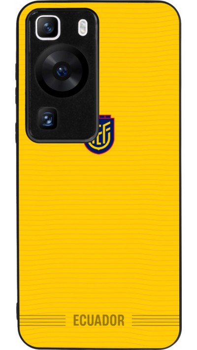 Huawei P60 Case Hülle - Silikon schwarz Ecuador 2026 personalisierbares Fussballtrikot