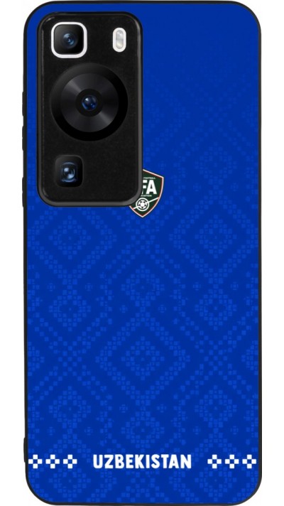 Huawei P60 Case Hülle - Silikon schwarz Usbekistan 2026 personalisierbares Fussballtrikot
