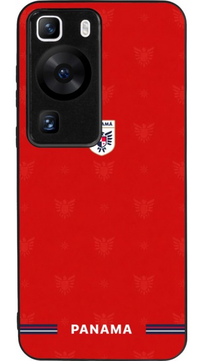 Huawei P60 Case Hülle - Silikon schwarz Panama 2026 personalisierbares Fussballtrikot