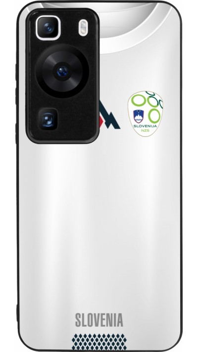 Coque Huawei P60 - Silicone rigide noir Maillot de football Slovénie