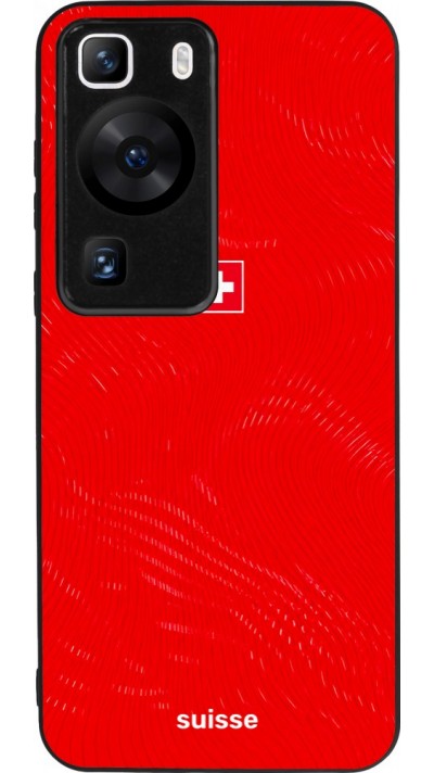 Huawei P60 Case Hülle - Silikon schwarz Schweiz 2026 personalisierbares Fussballtrikot