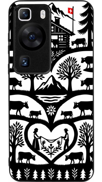 Huawei P60 Case Hülle - Silikon schwarz Poya Schweiz 2
