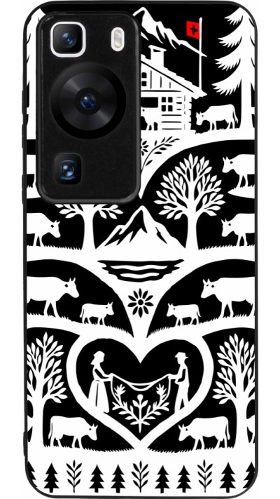 Huawei P60 Case Hülle - Silikon schwarz Poya Schweiz 2 schwarz