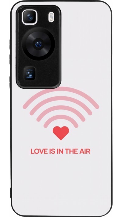 Huawei P60 Case Hülle - Silikon schwarz Saint Valentines Day 26 Love is in the air