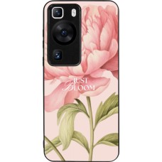 Huawei P60 Case Hülle - Silikon schwarz Just Bloom Spring 2026