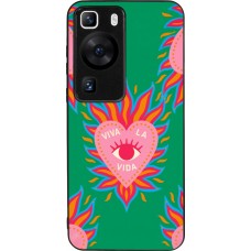 Huawei P60 Case Hülle - Silikon schwarz Viva la vida 2026