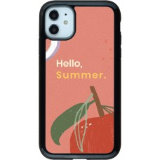iPhone 11 Case Hülle - Hybrid Armor schwarz Summer 2025 Hello summer