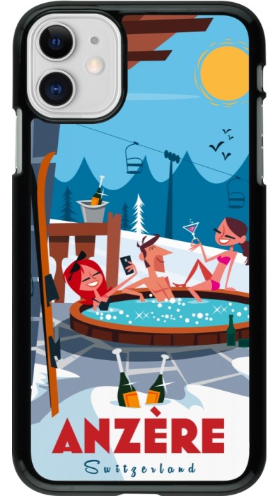 iPhone 11 Case Hülle - Anzère Mountain Jacuzzi