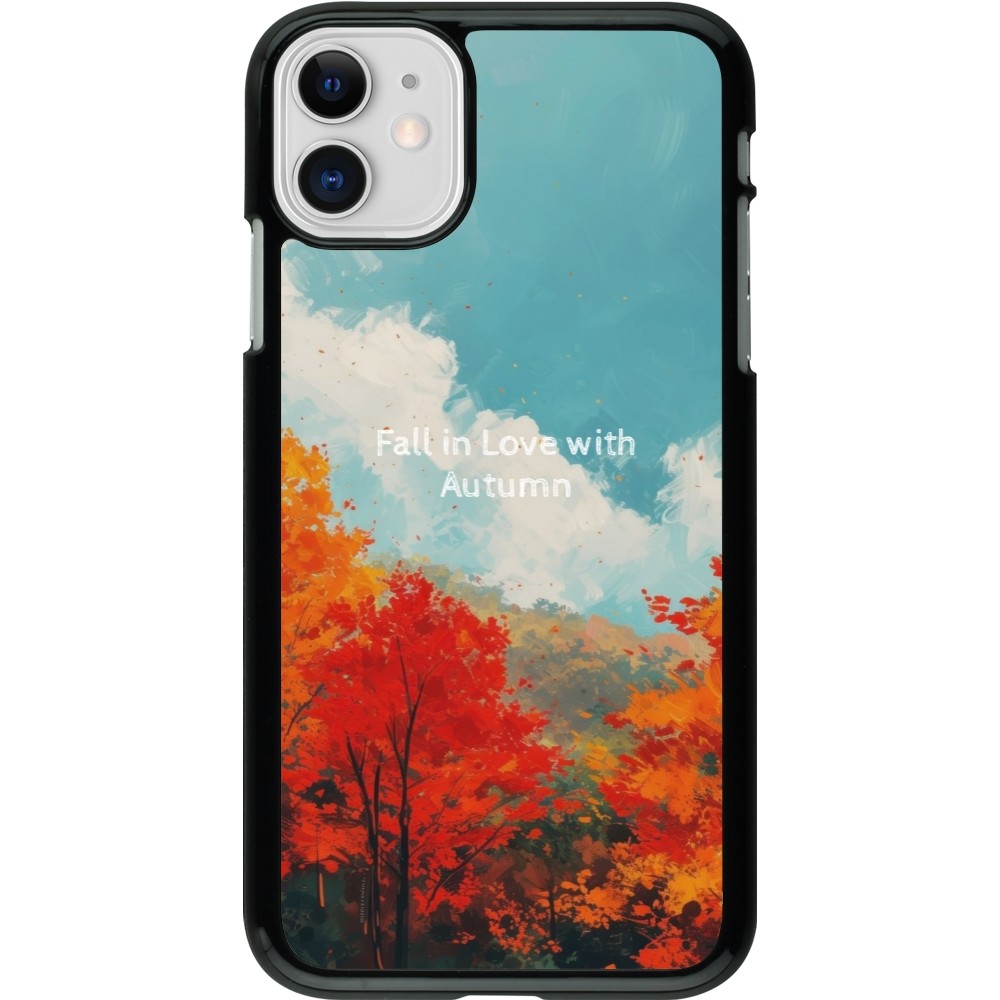 iPhone 11 Case Hülle - Autumn 25 Fall in love