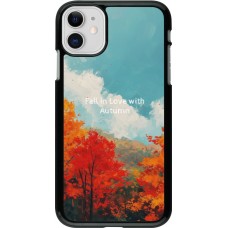 iPhone 11 Case Hülle - Autumn 25 Fall in love
