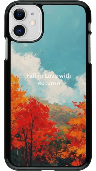 iPhone 11 Case Hülle - Autumn 25 Fall in love