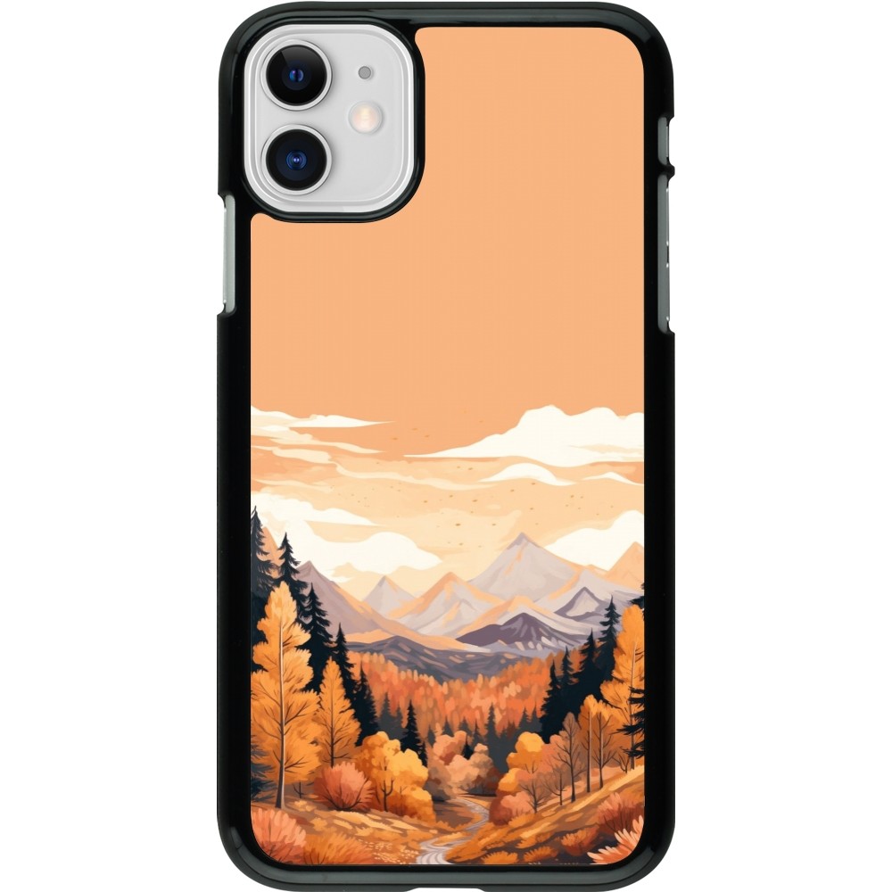 iPhone 11 Case Hülle - Autumn 25 Mountains