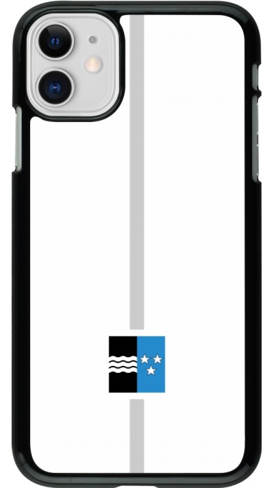 Coque iPhone 11 - Canton AG blanc