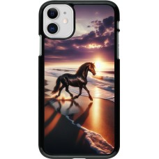 iPhone 11 Case Hülle - Pferd majestätisch Strand