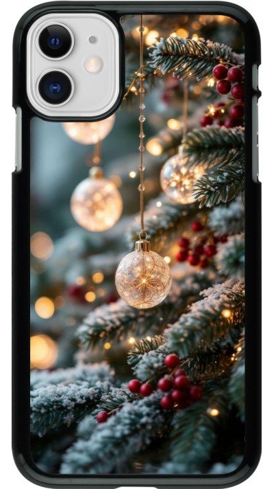 iPhone 11 Case Hülle - Christmas 25 Xmas Decorated Tree