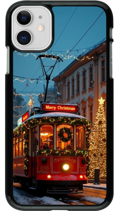 iPhone 11 Case Hülle - Christmas 25 Xmas Train