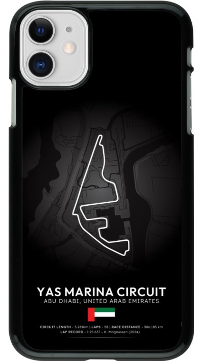 iPhone 11 Case Hülle - F1 Track 2025 Abu Dhabi