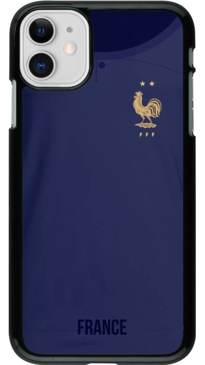 iPhone 11 Case Hülle - Frankreich 2022 personalisierbares Fussballtrikot