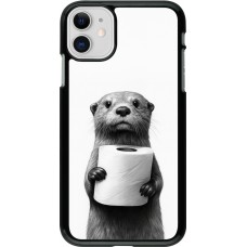 iPhone 11 Case Hülle - Otter Toilettenpapier