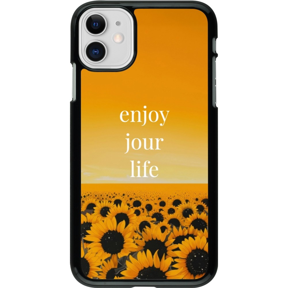 iPhone 11 Case Hülle - Summer 2025 Enjoy your life