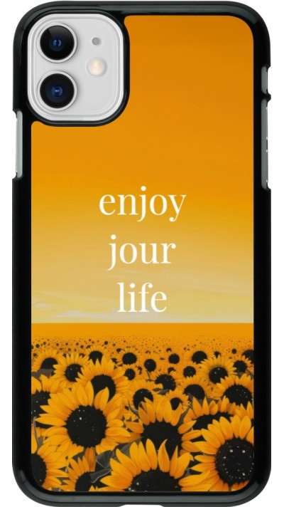 iPhone 11 Case Hülle - Summer 2025 Enjoy your life