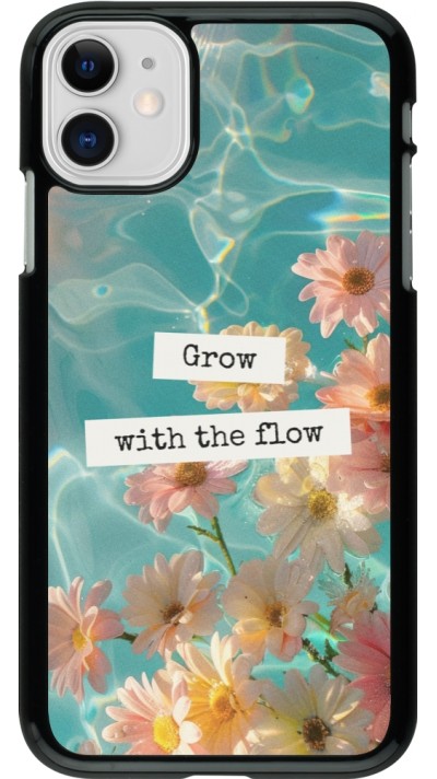 iPhone 11 Case Hülle - Summer 2025 Grow with the flow