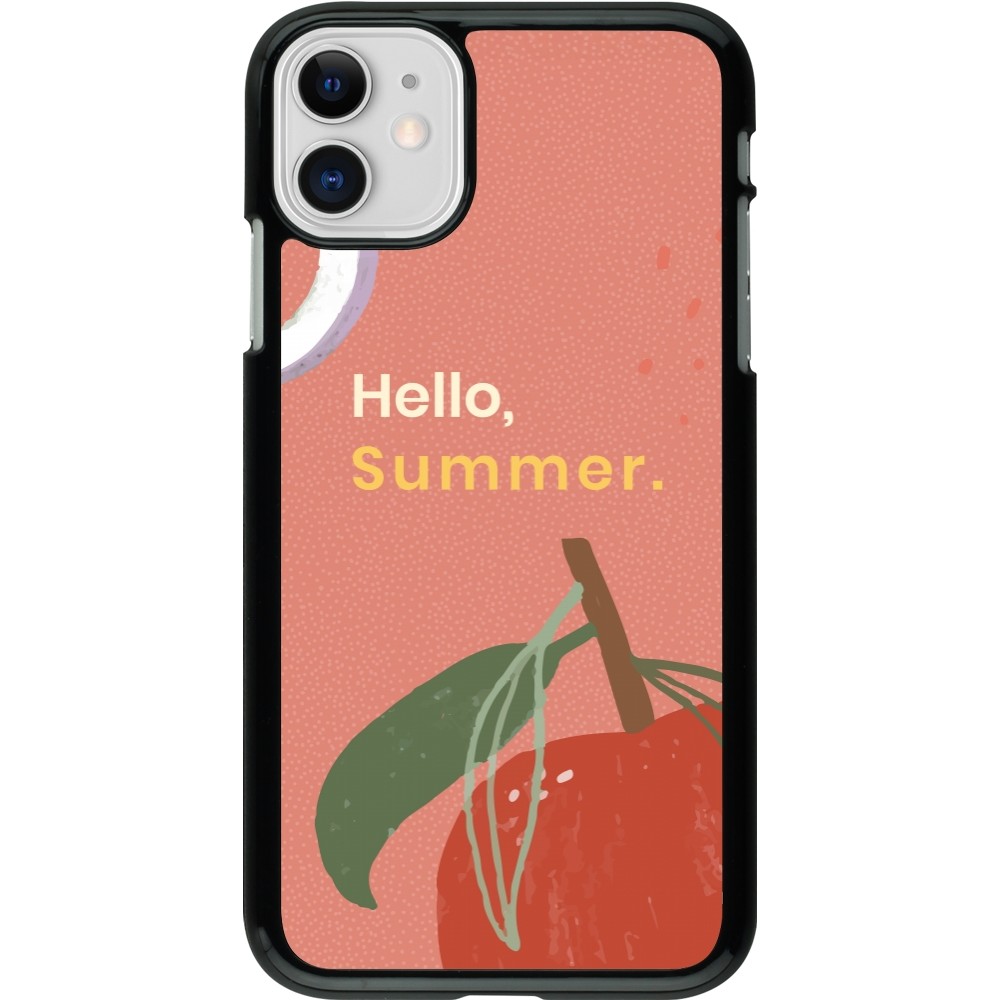 iPhone 11 Case Hülle - Summer 2025 Hello summer