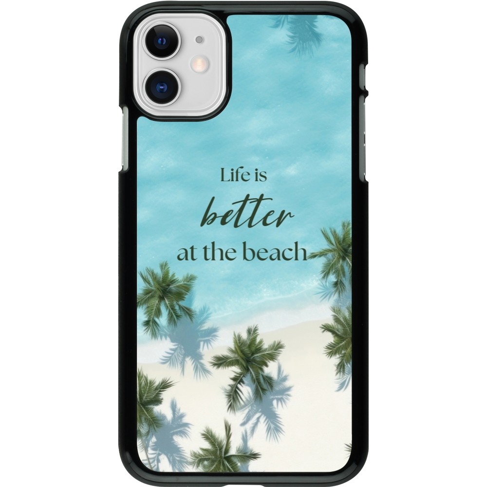 iPhone 11 Case Hülle - Summer 2025 Life is better at the beach