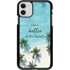 iPhone 11 Case Hülle - Summer 2025 Life is better at the beach