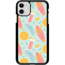 iPhone 11 Case Hülle - Summer 2025 Pattern citron