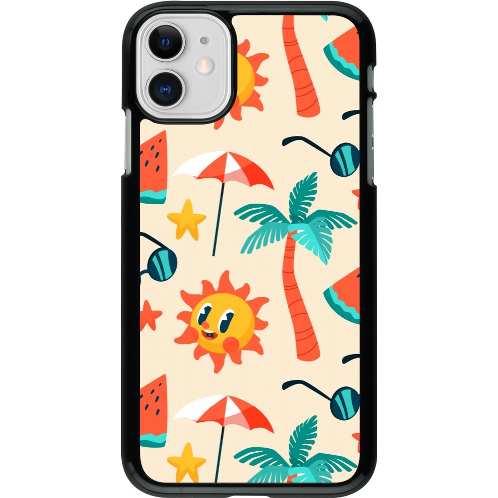 iPhone 11 Case Hülle - Summer 2025 Pattern soleil