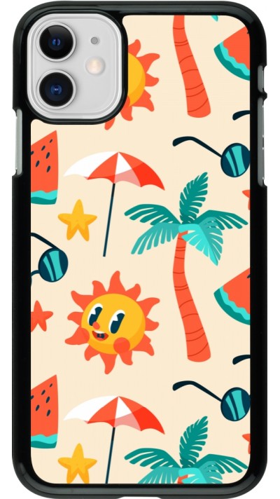 iPhone 11 Case Hülle - Summer 2025 Pattern soleil