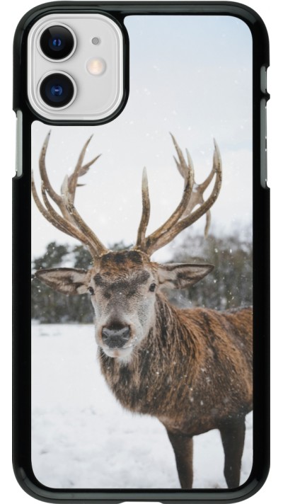iPhone 11 Case Hülle - Winter 25 Winter reindeer