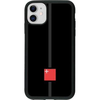 iPhone 11 Case Hülle - Silikon schwarz Kanton SZ schwarz