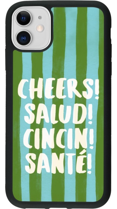 iPhone 11 Case Hülle - Silikon schwarz Cheers 2026