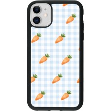 iPhone 11 Case Hülle - Silikon schwarz Easter 2026 Pattern carrots