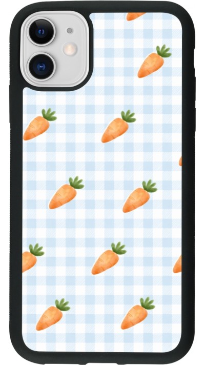 iPhone 11 Case Hülle - Silikon schwarz Easter 2026 Pattern carrots