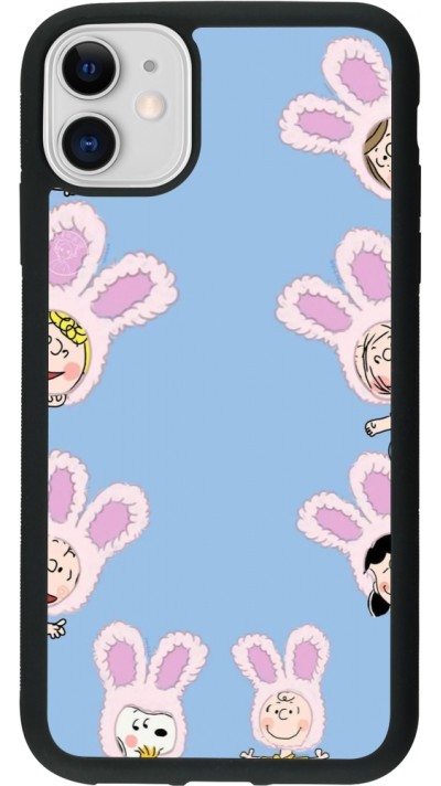 iPhone 11 Case Hülle - Silikon schwarz Easter 2026 Snoopy