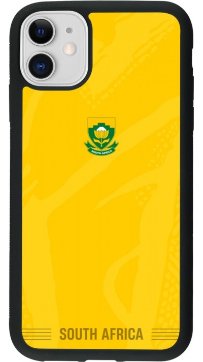 iPhone 11 Case Hülle - Silikon schwarz Südafrika 2026 personalisierbares Fussballtrikot