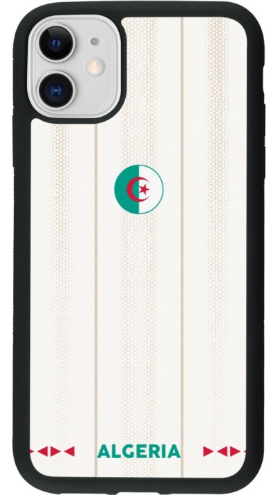 iPhone 11 Case Hülle - Silikon schwarz Algerien 2026 personalisierbares Fussballtrikot
