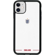 iPhone 11 Case Hülle - Silikon schwarz England 2026 personalisierbares Fussballtrikot
