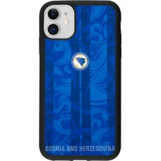 iPhone 11 Case Hülle - Silikon schwarz Bosnien und Herzegowina 2026 personalisierbares Fussballtrikot