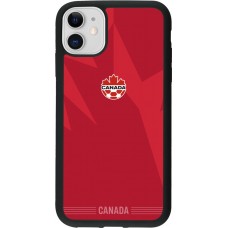 iPhone 11 Case Hülle - Silikon schwarz Kanada 2026 personalisierbares Fussballtrikot