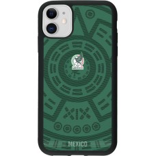 iPhone 11 Case Hülle - Silikon schwarz Mexiko 2026 personalisierbares Fussballtrikot