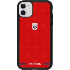 iPhone 11 Case Hülle - Silikon schwarz Panama 2026 personalisierbares Fussballtrikot