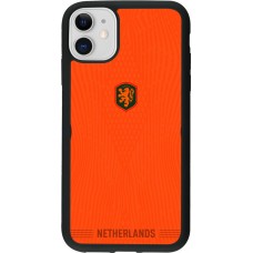 iPhone 11 Case Hülle - Silikon schwarz Niederlande 2026 personalisierbares Fussballtrikot