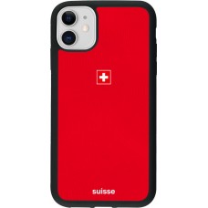iPhone 11 Case Hülle - Silikon schwarz Schweiz 2026 personalisierbares Fussballtrikot